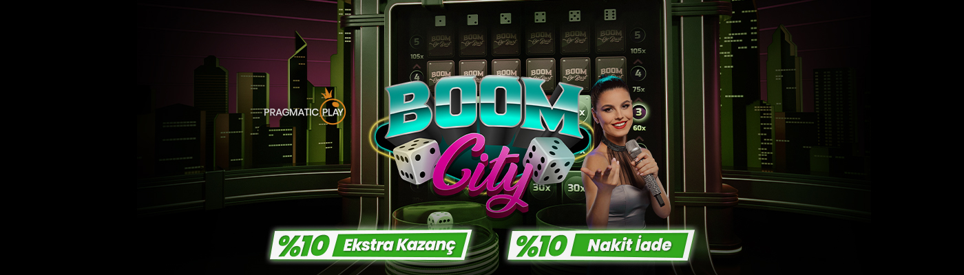 DİLEDİĞİN NAKİT ÖDÜLÜ BOOM CITY'DE SEÇ